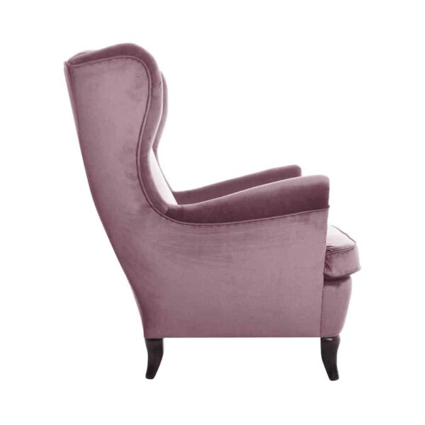 Upholstered furniture from Kępno. A unique upholstered uszak armchair domartstyl