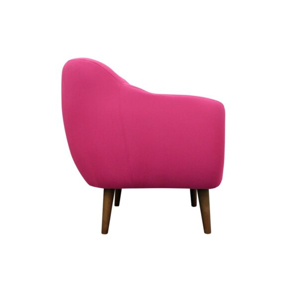 Sofa różowa nowoczesna do poczekalni Titino II