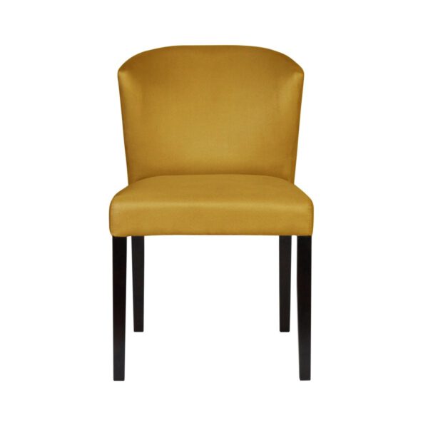 Złote krzesło tapicerowane do jadalni Comfort