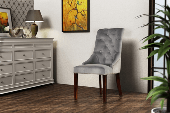 Madam Chesterfield upholstered chair