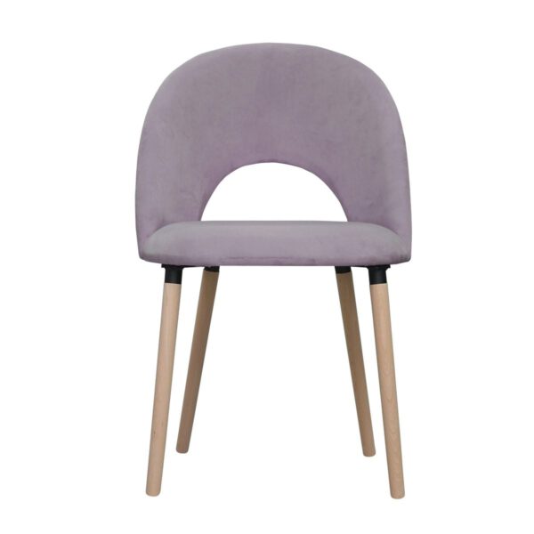 Krzesło na drewnianych nogach Abisso