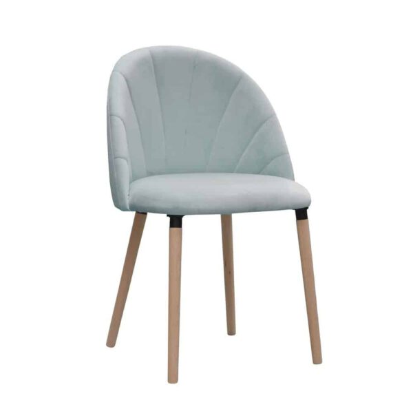Krzesło Ariana, french velvet 679, surowe (2)