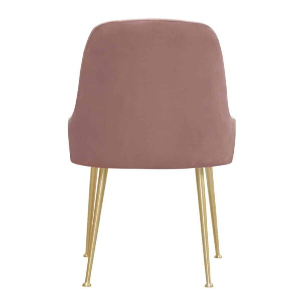 Krzesło Jasmine, french velvet 682, złote nogi (5)