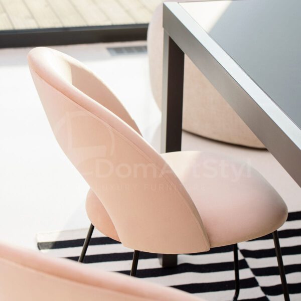 Krzesło tapicerowane nowoczesne do jadalni Demi