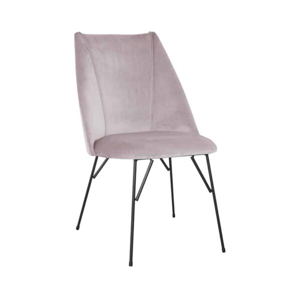 Upholstered chair on metal legs - Inga Spider
