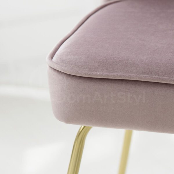 Modern pink chair for dinning room Monti Ideal Gold