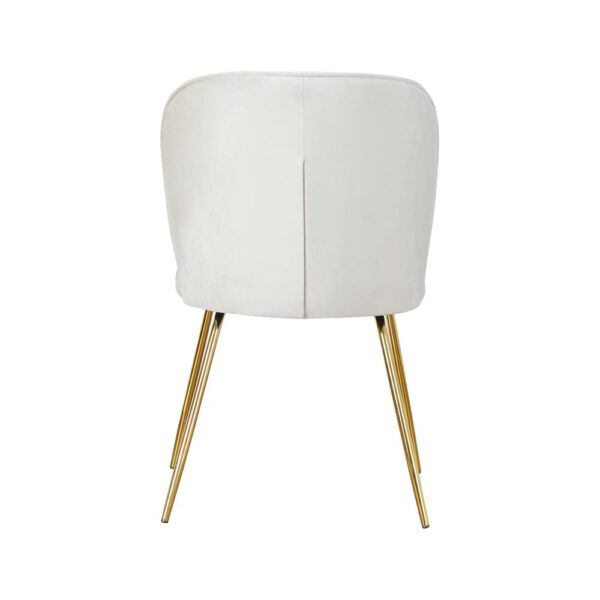 Beige chair for the living room on gold legs Neve ideal Gold