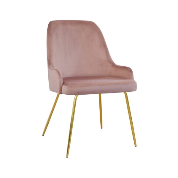 Andy ideal gold kitchen chair with golden legs