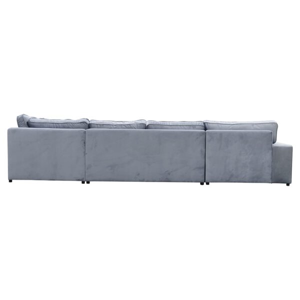 Modern gray corner sofa for the Cassian living room