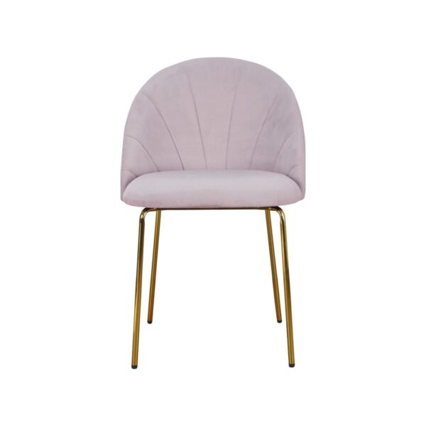 Light pink Ariana Original Gold decorative chair