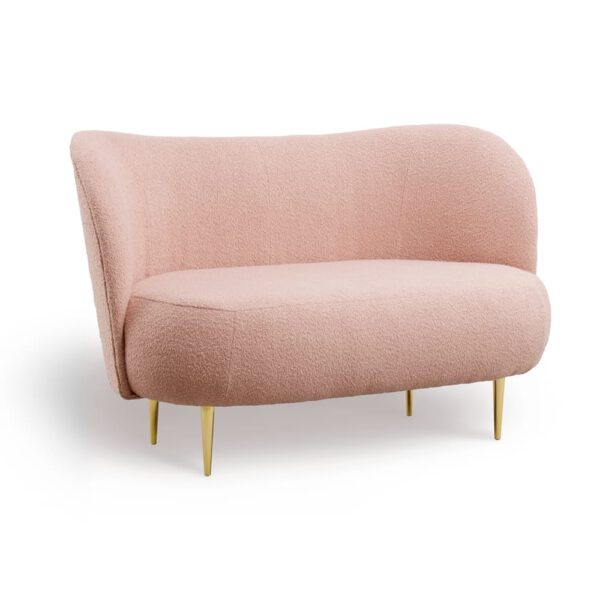Sofa różowa nowoczesna do poczekalni Aldo II
