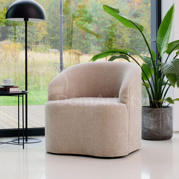 Modern upholstered armchair comfortable for living room Dave