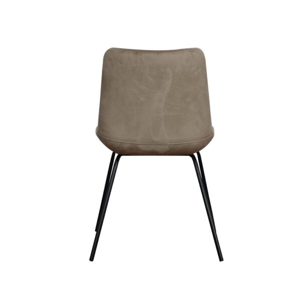 Beige chair for the living room on metal legs Fibi ideal Black