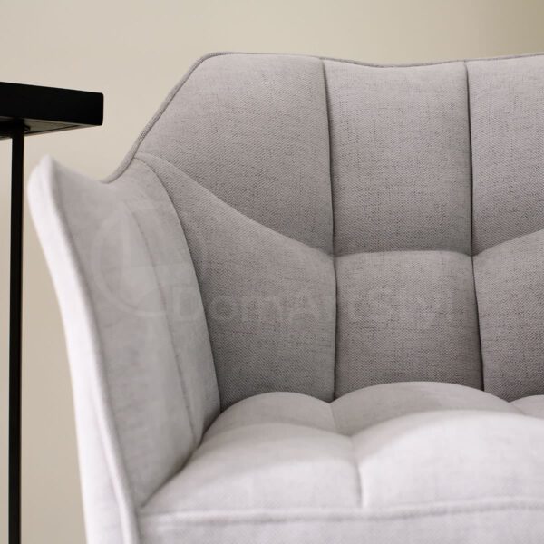 Grey armchair Marvin