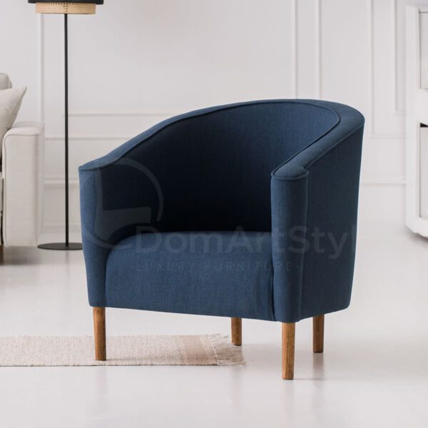 navy blue armchair for living room trinny