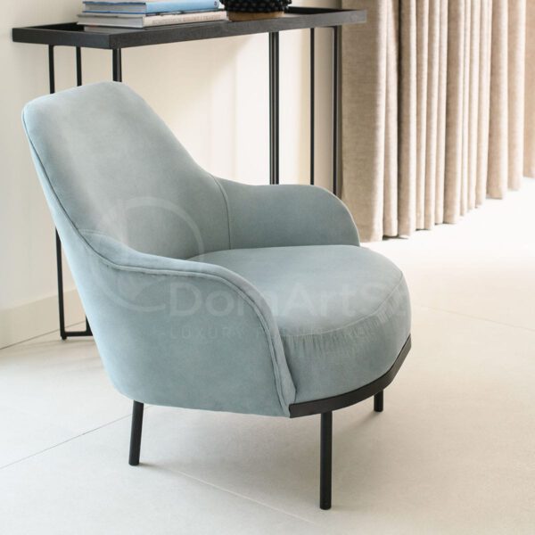 Grey armchair Orlean