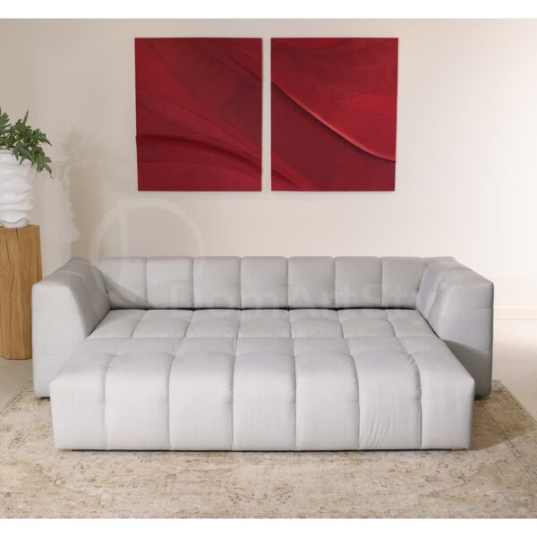 A sofa with a sleeping function and a container for the living room Vesta