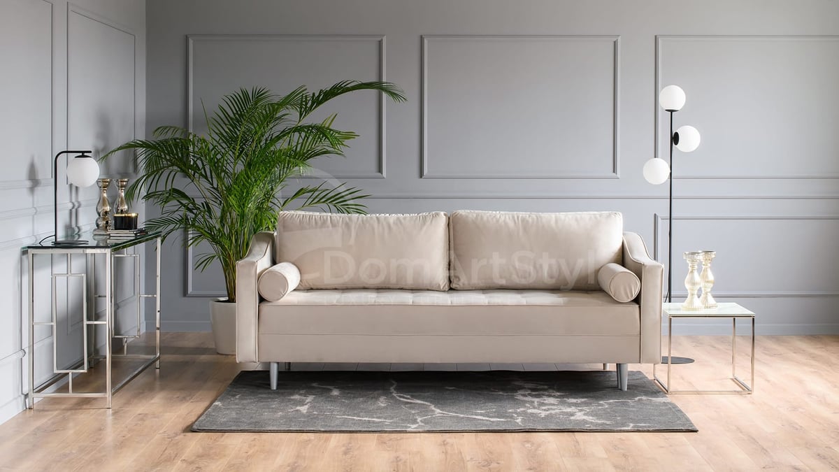 Cream double sofa for the living room