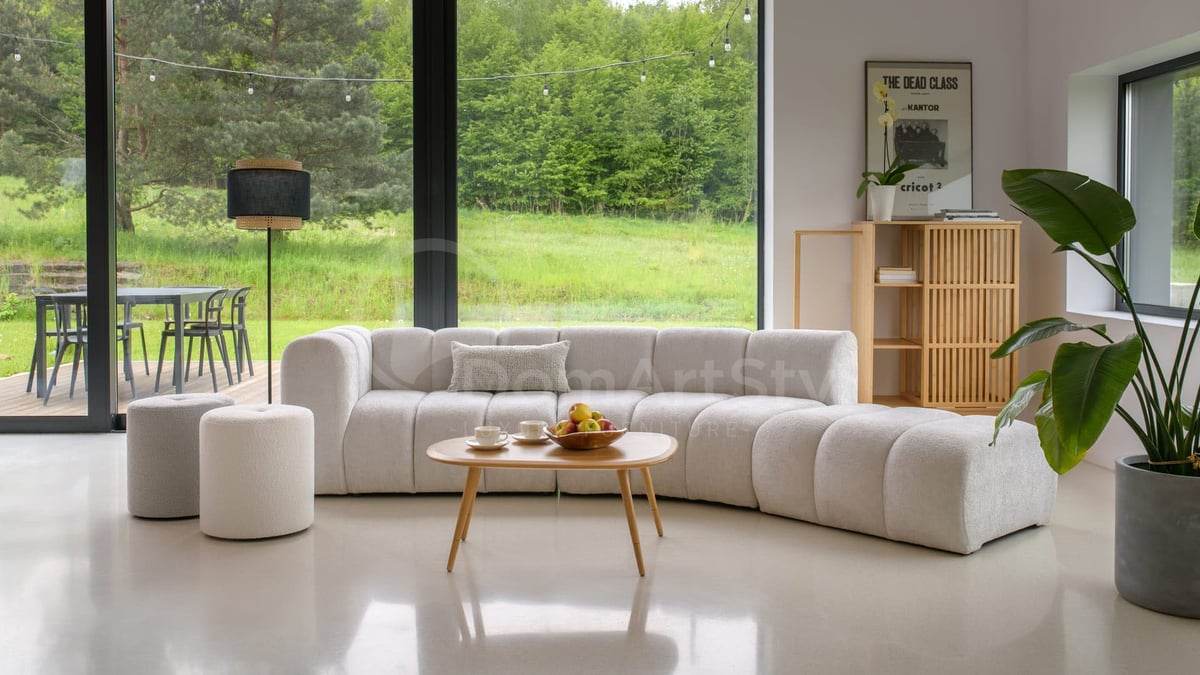 Modern modular sofa for the living room